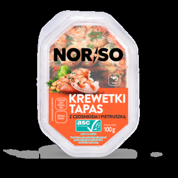 Norso Krewetki Tapas z czosnkiem i pietruszką 100g