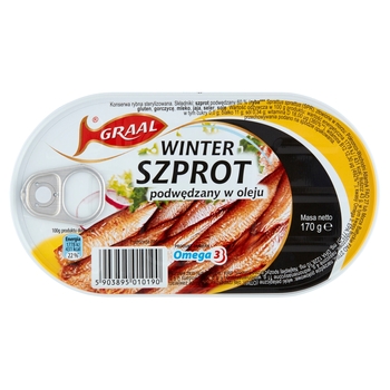 Graal Szprot podwędzany w oleju winter 170g