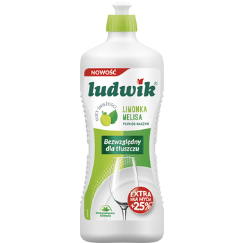 Ludwik płyn do mycia naczyń 900g – limonka z melisą
